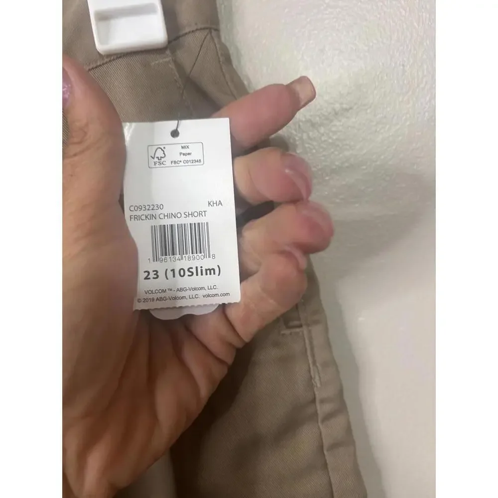 Volcom Youth Frickin Modern Straight Chino - Size 23 NWT - Picture 6 of 7